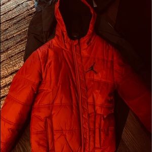 Big boys Large Red air Jordan Nike coat New